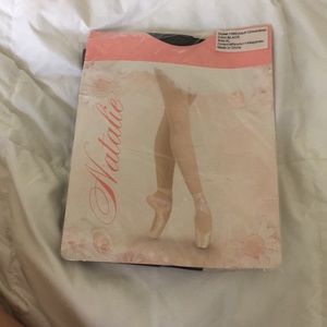 Natalie Black Adult Convertible Dance Tights